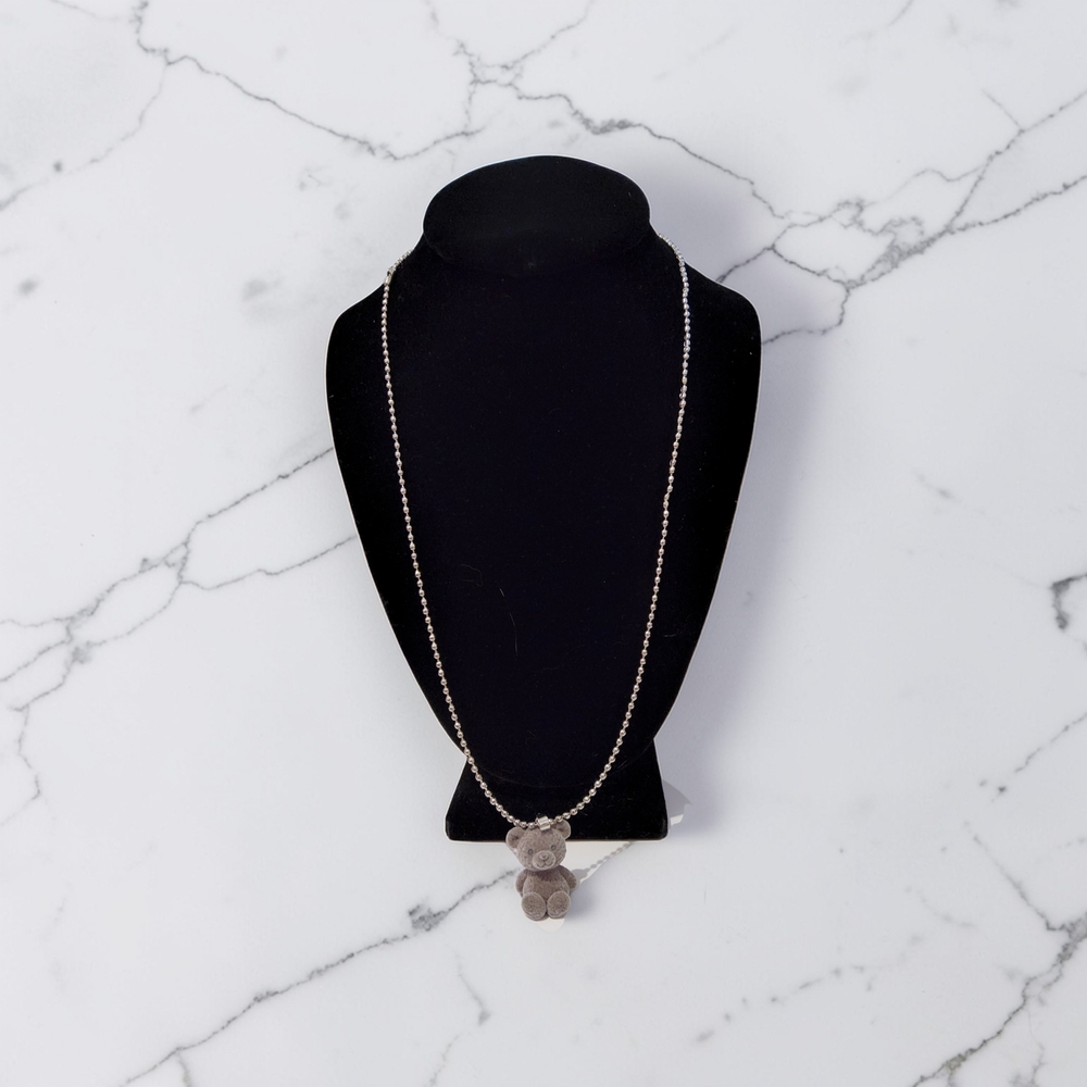 10/ $10 New Silver Teddy Bear Pendant Necklace - Women Jewelry